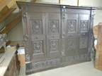2teiliger Kleiderschrank um die Gründerzeit, ca. 1880, ca. 290x70x225cm im Originalzustand 2teiliger Kleiderschrank um die Gründerzeit, ca. 1880, ca. 290x70x225cm im Originalzustand