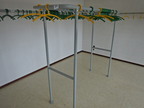 Garderobensystem, ca. 76x200cm, Modulbauweise, Höhe 172cm Garderobensystem, ca. 76x200cm, Modulbauweise, Höhe 172cm
