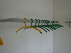 Wand - Hängegarderobe, ca. 190x34cm Wand - Hängegarderobe, ca. 190x34cm