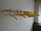Wand - Hängegarderobe, ca. 190x34cm Wand - Hängegarderobe, ca. 190x34cm