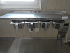 Gewürzboard in Edelstahl, ca. 100x30cm Gewürzboard in Edelstahl, ca. 100x30cm