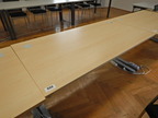 Schreibtisch Neudörfler mit EDV Schienensystem ca. 160x80 cm Schreibtisch Neudörfler mit EDV Schienensystem ca. 160x80 cm
