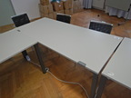 Seminartisch Steelcase ca. 180x80 cm - auch als Schreibtisch verwendbar Seminartisch Steelcase ca. 180x80 cm - auch als Schreibtisch verwendbar