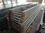 ca.29.70 lfm SCHWERLAST-PALETTENREGALE ca. 8.60x1.00 m verzinkt - kürzbar auf 4.30 m und 66 Stück Einhängebalken mit 2.70 m = 132 Europalettenplätze ca.29.70 lfm SCHWERLAST-PALETTENREGALE ca. 8.60x1.00 m verzinkt - kürzbar auf 4.30 m und 66 Stück Einhängebalken mit 2.70 m = 132 Europalettenplätze