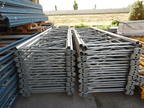 ca.24.30 lfm SCHWERLASTREGALE verzinkt 10 Stück Steher mit ca.400x100 cm und 32 Stück Einhängebalken 270 cm = 81 Europalettenplätze ca.24.30 lfm SCHWERLASTREGALE verzinkt 10 Stück Steher mit ca.400x100 cm und 32 Stück Einhängebalken 270 cm = 81 Europalettenplätze
