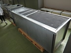Edelstahlmöbel mit Schiebetüre und 2 Fachebene ca.200x67x70 cm Edelstahlmöbel mit Schiebetüre und 2 Fachebene ca.200x67x70 cm