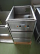 Edelstahlmodul für Selbstbau ca. 50x67x77 cm mit 3 Auszugsladen Edelstahlmodul für Selbstbau ca. 50x67x77 cm mit 3 Auszugsladen