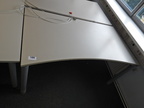 Bene Schreibtisch, grau, 160x80cm Bene Schreibtisch, grau, 160x80cm