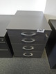 Rollcontainer, grau, 60x47x49cm, 4 Laden, mit Schlüssel Rollcontainer, grau, 60x47x49cm, 4 Laden, mit Schlüssel