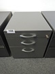 Rollcontainer, grau, 60x47x49cm, 3 Laden, mit Schlüssel Rollcontainer, grau, 60x47x49cm, 3 Laden, mit Schlüssel