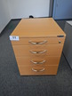 Rollcontainer, buche, 60cm, 4 Laden Rollcontainer, buche, 60cm, 4 Laden