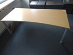Bene Schreibtisch, buche, 200x80cm Bene Schreibtisch, buche, 200x80cm