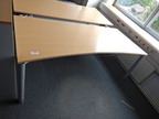 Bene Schreibtisch, buche, 200x80cm Bene Schreibtisch, buche, 200x80cm