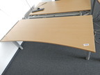 Bene Schreibtisch, buche, 200x80cm Bene Schreibtisch, buche, 200x80cm