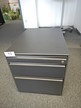 Bene Rollcontainer, schwarz, 60cm, 3 Laden Bene Rollcontainer, schwarz, 60cm, 3 Laden