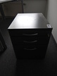 Rollcontainer, grau, 3 Laden, mit Schlüssel Rollcontainer, grau, 3 Laden, mit Schlüssel