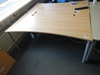 Bene Schreibtisch, buche, 180x80cm Bene Schreibtisch, buche, 180x80cm