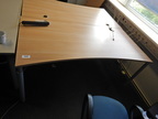 Bene Schreibtisch, buche, 180x80cm Bene Schreibtisch, buche, 180x80cm