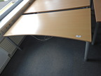Bene Schreibtisch, buche, 200x80cm Bene Schreibtisch, buche, 200x80cm