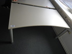 Bene Schreibtisch, grau, 160x80cm Bene Schreibtisch, grau, 160x80cm