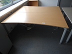 Bene Schreibtisch, buche, 200x80cm Bene Schreibtisch, buche, 200x80cm