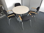 Besprechungstisch, rund, DM 90cm, Ahorn Besprechungstisch, rund, DM 90cm, Ahorn