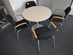 4 Stk.Bepsrechungsstühle, schwarz, Stoff 4 Stk.Bepsrechungsstühle, schwarz, Stoff