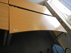 Bene Schreibtisch, buche, 200x80cm Bene Schreibtisch, buche, 200x80cm