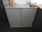Bene Aktenschrank, grau, 120x43x110cm Bene Aktenschrank, grau, 120x43x110cm
