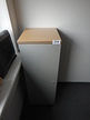 Aktenschrank, grau-buche, 45x40x113cm Aktenschrank, grau-buche, 45x40x113cm