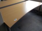 Bene Schreibtisch, buche, 200x80cm Bene Schreibtisch, buche, 200x80cm