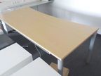 Bene Schreibtisch, buche, 200x80cm Bene Schreibtisch, buche, 200x80cm