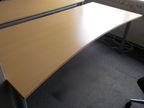 Bene Schreibtisch, buche 180x80cm Bene Schreibtisch, buche 180x80cm