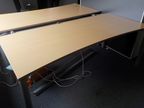 Bene Schreibtisch, buche 200x80cm Bene Schreibtisch, buche 200x80cm