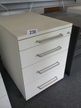 Rollcontainer, weiß, 4 Laden, 60x47x55cm, mit Schlüssel Rollcontainer, weiß, 4 Laden, 60x47x55cm, mit Schlüssel