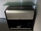 Bene Mediaschrank mit Glasplatte, 100x50x112cm Bene Mediaschrank mit Glasplatte, 100x50x112cm