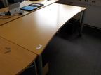 Bene Schreibtisch, buche, 180x90cm Bene Schreibtisch, buche, 180x90cm