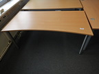 Bene Schreibtisch, 180x90cm, braun Bene Schreibtisch, 180x90cm, braun