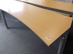 Bene Schreibtisch, buche, 200x90cm Bene Schreibtisch, buche, 200x90cm