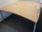 Bene Schreibtisch, buche, 180x90cm Bene Schreibtisch, buche, 180x90cm