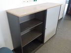 Bene Aktenschrank, grau, 160x43x110cm Bene Aktenschrank, grau, 160x43x110cm