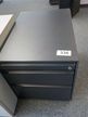 Bene Rollcontainer, anthrazit, 60x47x49cm, ohne Schlüssel Bene Rollcontainer, anthrazit, 60x47x49cm, ohne Schlüssel