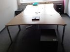 Bene Schreibtisch, buche, 180x90cm Bene Schreibtisch, buche, 180x90cm