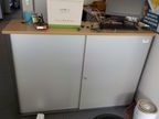 Aktenschrank, grau, 160cm, 3 Ordner hoch Aktenschrank, grau, 160cm, 3 Ordner hoch