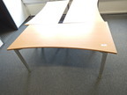 Bene Schreibtisch, 180x90cm, braun Bene Schreibtisch, 180x90cm, braun
