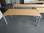 Bene Schreibtisch, 200x80cm, braun Bene Schreibtisch, 200x80cm, braun