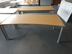Bene Schreibtisch, 200x80cm, braun Bene Schreibtisch, 200x80cm, braun