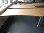 Bene Schreibtisch, 200x80cm, braun Bene Schreibtisch, 200x80cm, braun
