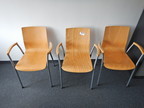 3 Stk. Besucherstühle 3 Stk. Besucherstühle