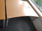 Schreibtisch, 180x80cm, braun Schreibtisch, 180x80cm, braun